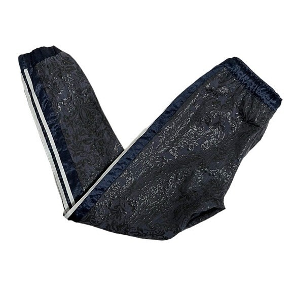ADIDAS Couture Navy SuperStar Moscow Track Pant Textured Womens Size Small - Picture 2 of 10
